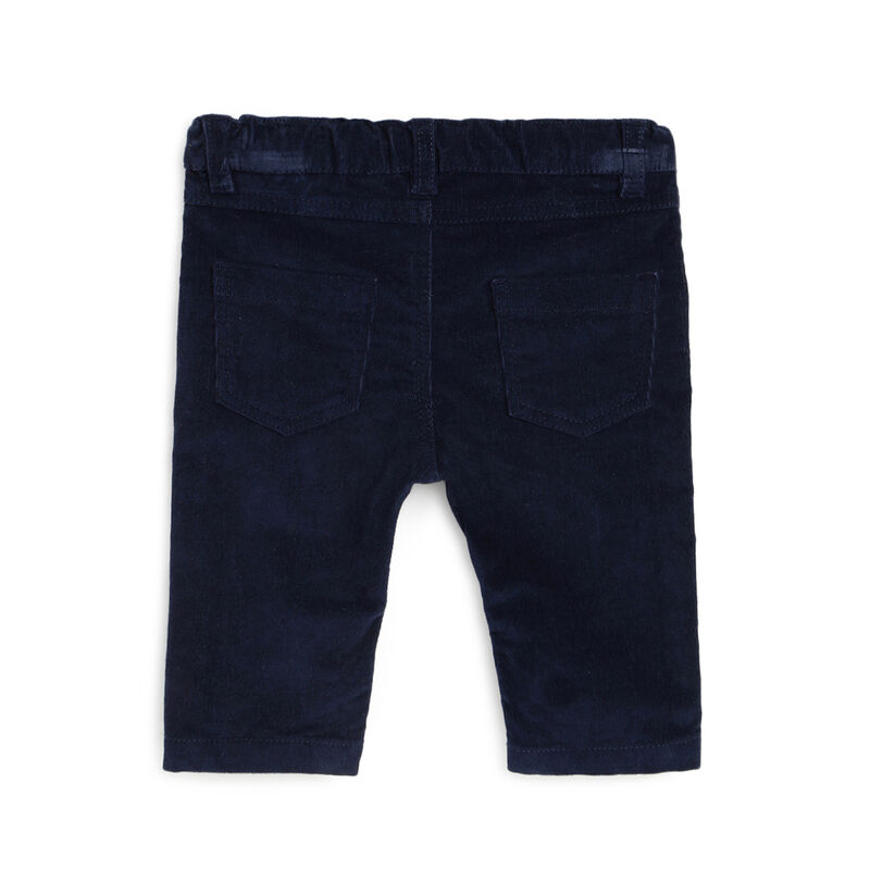 Boys Dark Blue Solid Long Trouser image number null